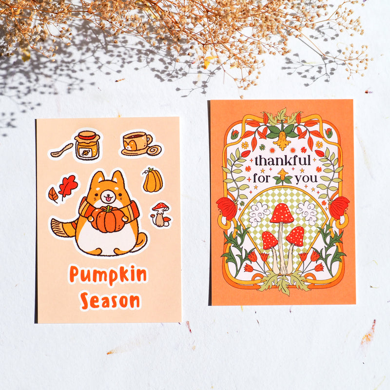 Pumpkin Season Cards