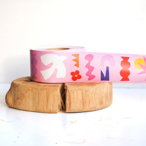 Abstract Dreams Water-Activated Packing Tape